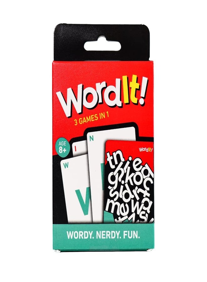 WordIt! Card Game for Kids, Adults and Families | Perfect for Word Lovers | Fun Way to Learn Vocabulary, 3 Games Inside (Pack of One) - Image 1